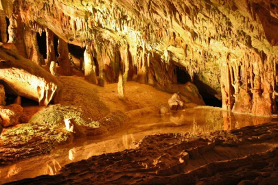 The hidden cave in Antalya