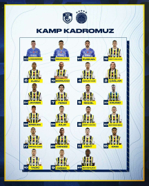 Fenerbahçe’nin Gaziantep FK maçı kamp kadrosu açıklandı