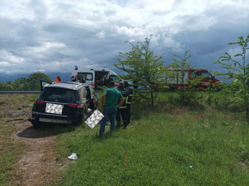 Babaeski’de trafik kazası: 1 yaralı