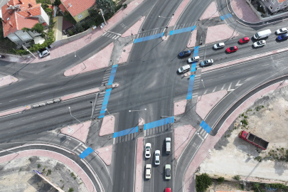 Konya'da bisiklet yollarında bakım ve boyama