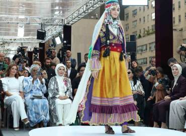 Emine Erdoğan, New York’ta geleneksel köklü Türk çeyiz geleneğini dünyaya tanıttı