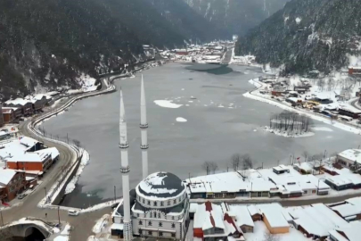Uzungöl Dondu, Ortaya Eşsiz Manzaralar Çıktı