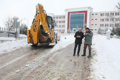 Amasra'da Kar Kalınlığı 40 Santimetreyi Aştı