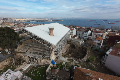 İmrahor İlyas Bey Camii Restorasyonu Hızla İlerliyor