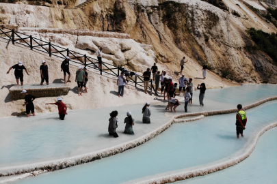 Doğu Karadeniz’in Pamukkalesi turizm sezonunu açtı