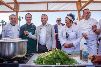 ÜNLÜ ŞEFLER, SİDE’DE GİRİT LEZZETLERİYLE GASTRONOMİ ŞÖLENİ YAŞATTI