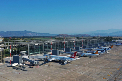 Dalaman Havalimanı Mart ayında 107 bin 582 yolcuya hizmet verdi