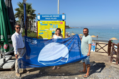 Kuşadası’nda 25 Plaj ve 1 Marina Mavi Bayrakla Taçlandı