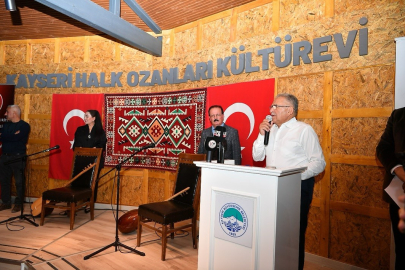 Kayseri, Halk Ozanları Kültür Evi Yenilenen Yüzüyle Açıldı