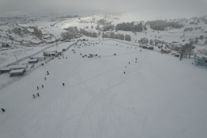 Ankara, Elmadağ Kayak Merkezi Yılbaşında Yoğun İlgi Gördü