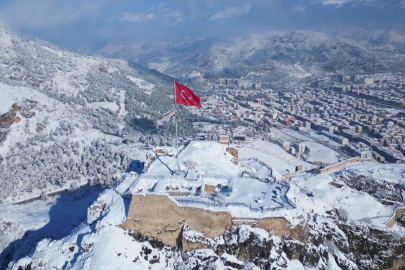 Amasya, Kar Altında Kartpostallık Manzaralarıyla Büyüledi