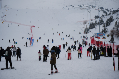 Ergan Kayak Merkezi sömestirde yoğun ilgi gördü