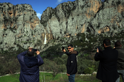 Muğla, Su Uçkun Şelalesi Ziyaretçi Akını