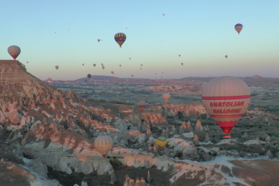 Kapadokya’da balon turunda yolcu sayısı 750 bini geçti