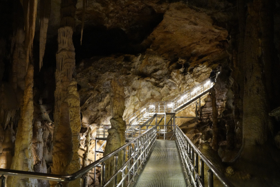 Gümüşhane’de yer altı sarayı ziyarete açıldı