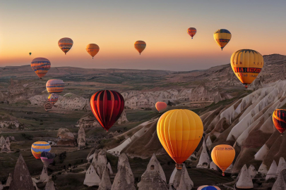 Kapadokya’da Sert Rüzgar Balon Turlarını Durdurdu