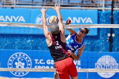 Alanya'da CEV Plaj Voleybolu Heyecanı Başladı