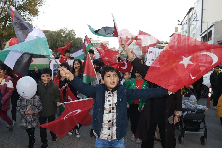Iğdır'da "Büyük Filistin Yürüyüşü" düzenlendi