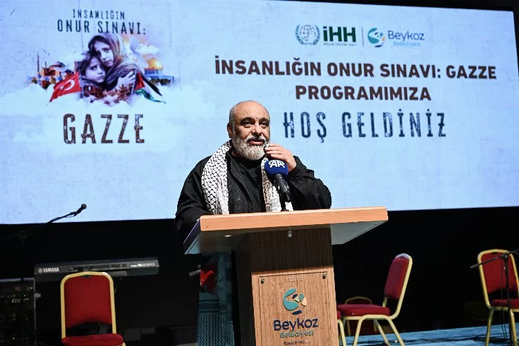 İHH ve Beykoz Belediyesince "İnsanlığın onur sınavı Gazze" programı düzenlendi