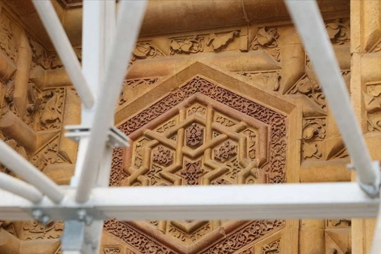 Divriği Ulu Camii ve Darüşşifası'ndaki restorasyon bitmek üzere