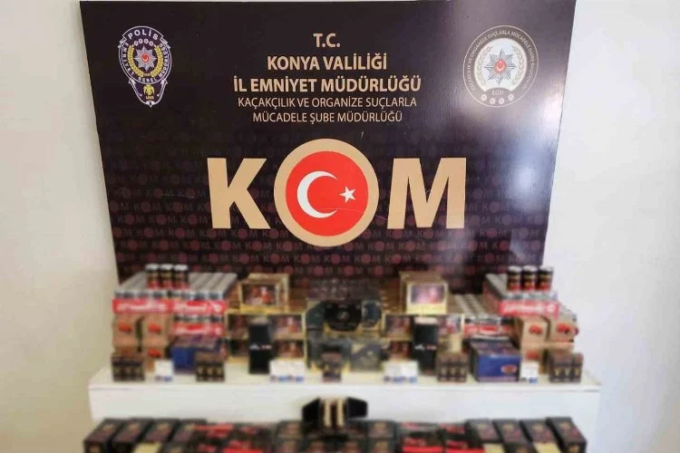 Konya’da kaçakçılık operasyonu: 12 gözaltı